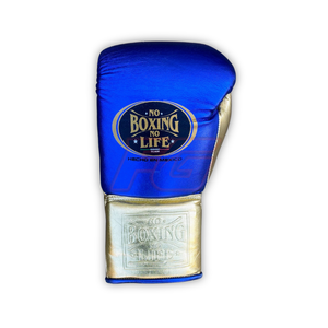 Gants d'entraînement et de sparring professionnels pour adultes, personnalisables, en cuir de vachette respirant et anti-humidité, avec fermeture à lacets, « No Boxing No Life » - Product Image 4