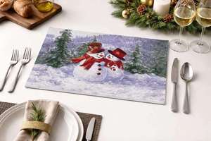 Hot Sale Foldable Dining Table Mat Portable <b>Placemat</b> Pad for Travel Outdoor Dining and Easy Storage Available For Sale - Product Image 6