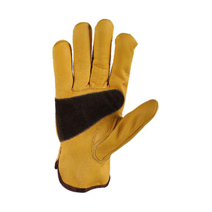 Guantes de Trabajo de Cuero, Textura Suave, Resistentes a la Abrasión, Antideslizantes, Guantes de Seguridad de Uso General, Puño Recto - Product Image 4