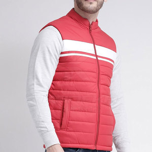 Gilet bomber d'hiver moderne et décontracté, respirant, avec fermeture éclair intégrale et poches pratiques - Product Image 6