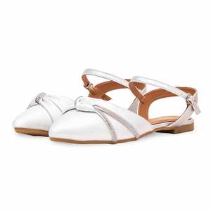 รองเท้าเปิด WN5334อ้วนด้วยการออกแบบที่เป็นเอกลักษณ์ด้านหลังสีเงิน - Product Image 3