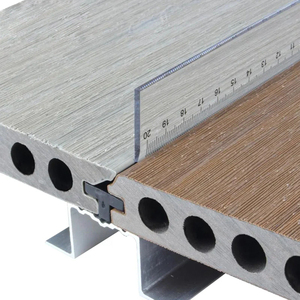 Modern Wood <b>Plastic</b> Composite Decking Boards Landscaping Outdoor <b>Flooring</b> Long Lasting Solution - Product Image 1