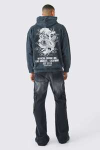 Sweat-shirt tricoté décontracté imprimé surdimensionné pour homme, vente en gros, streetwear d'automne, fabricant OEM ODM - Product Image 3