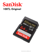Kartu Memori SDXC UHS-I Extreme Pro 64GB, Kartu SD, 200MB/s, V30, U3, C10, SDSDXXU-064G-GN4IN