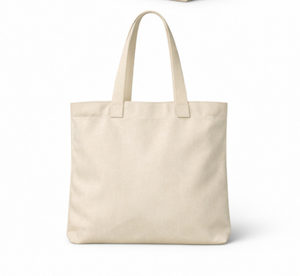 Sacs fourre-tout en coton à motif floral personnalisé avec deux longues poignées, sacs en toile vierges réutilisables pour les courses, les épiceries et les cadeaux - Product Image 4