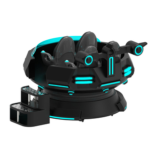 360 °   Plateforme rotative combinée à un mouvement de pente verticale offre des sensations de vol dynamique inédites VR Space Ship Dish UFO - Product Image 3