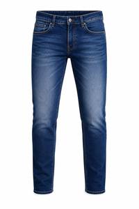 Jean en denim brut coupe droite style vintage japonais spécial Mattella 21oz avec liseré rouge coupe motard coupe-vent pour homme - Product Image 3