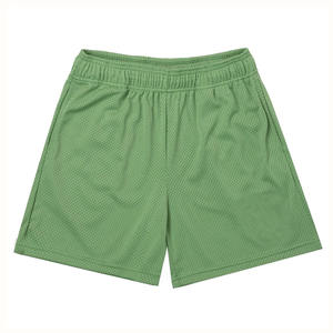 Shorts de sport amples en maille pour hommes 2026 avec logo personnalisé, pour la gym, le basketball, l'entraînement, le fitness, décontractés, séchage rapide, motif uni, style jogger - Product Image 3