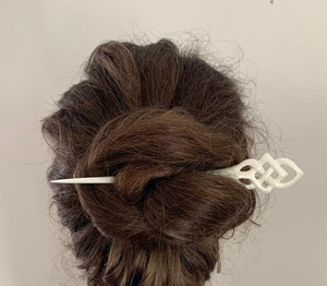 Épingle à cheveux en os de buffle 100% sur mesure de qualité supérieure pour femmes et jeunes filles, pour cheveux longs - Product Image 6