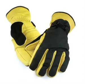 Gants de ski d'hiver pour hommes de qualité supérieure, coupe-vent et imperméables, en cuir, haute chaleur pour les sports d'hiver sur neige, prix raisonnable - Product Image 2