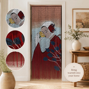 Commercial Bamboo Beaded Curtains for Hotel Resort Restaurant Doorways Decorative Bamboo Bead Door Curtain Custom OEM - Product Image 3