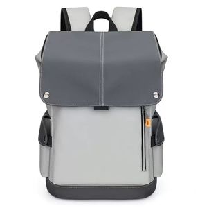 Premium Water Repellent Laptop <b>Backpack</b> Minimalist College School Bag <b>with</b> Snap Closure Flap and Multi Storage <b>Compartment</b> - Product Image 6