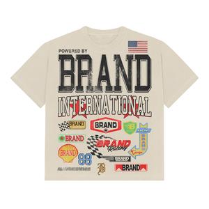 Camisetas Deportivas con Estampado Personalizado Único, Camisetas de Cuello Redondo 100% Algodón, Camisetas Holgadas para Hombre a Precios de Mayoreo - Product Image 3