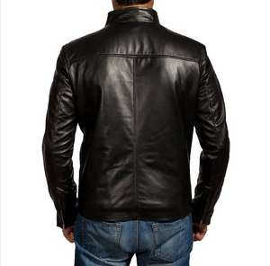 แจ็คเก็ตหนังผู้ชายแบบกำหนดเองสำหรับฤดูหนาวปี 2026 คุณสมบัติกันน้ำ วัสดุคุณภาพดี ราคาประหยัด ขนแกะแท้ ไซส์ใหญ่ ระบายอากาศได้ดี - Product Image 3