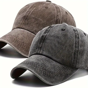 Casquette de baseball en jean personnalisée haut de gamme, 6 panneaux, sangle réglable avec boucle métallique, casquette vintage en coton, logo personnalisé brodé, OEM - Product Image 3