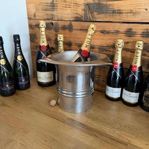 Seau à glace en métal style chapeau de cowboy, refroidisseur à vin de style européen pour la décoration de bar à domicile, utilisation pour les fêtes, seau à glace pour bière, idée cadeau - Product Image 5