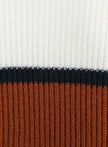 Suéter Cárdigan de Punto con Cuello en V para Hombre, Diseño Colorblock con Parches, Botones y Bolsillos - Product Image 3