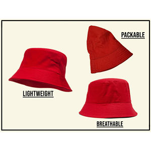 Chapeau Bob Pliable 100% Coton Sur Mesure – Le Meilleur Matériau, Tendance, pour l'Extérieur et les Tenues Décontractées - Product Image 2