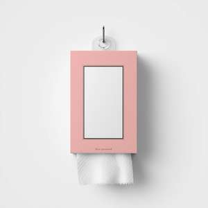 Distributeur mural de mouchoirs en papier Ruby, 3 plis, en pure pâte de bois vierge, boîte de rangement suspendue pour salle de bain, cuisine, maison - Product Image 5