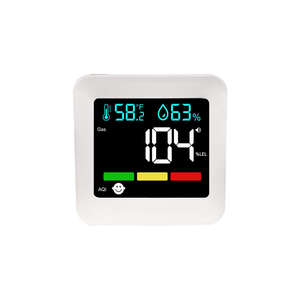 Détecteur de Qualité de l'Air Intérieur 5-en-1 à Brancher, 0-500ppm, pour Monoxyde de Carbone, Gaz Combustibles, Température et Humidité (OEM) - Product Image 1