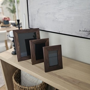 Personalized Oak Photo <b>Frame</b> Vertical Tabletop Gravure <b>Printed</b> Wooden Picture <b>Frame</b> - Product Image 3