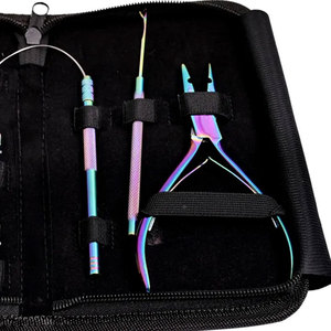 Advanced Hair Extension Plier <b>Kit</b> for Micro <b>Bead</b> Ring Installation Removal and Extension Maintenance Tools - Product Image 5