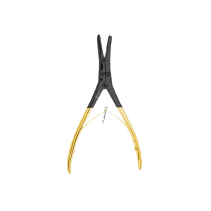 Rongeurs à os de qualité supérieure - Ruskin 24 cm / 9,5″ Noir/Doré Instruments chirurgicaux en acier allemand pour orthopédie et chirurgie plastique CE ISO - Product Image 1