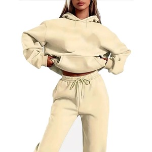 Wholesale Unisex Acid Wash Tracksuit <b>Oversized</b> Hoodie <b>Jogger</b> Streetwear - Product Image 2