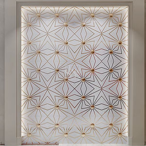 Carreaux floraux en marbre incrusté, modernes, faits à la main, imperméables et ignifuges pour usage domestique et commercial - Product Image 1