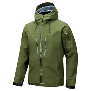 Veste coupe-vent imperméable à fermeture éclair avec logo personnalisé, taille plus, pour activités de plein air, veste de sport unisexe en softshell, OEM ODM - Product Image 2