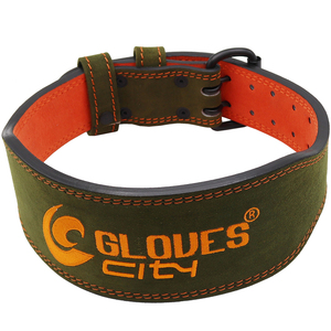 Cinturón de Levantamiento de Pesas Profesional Personalizable con Cuero Vacuno, Soporte Ajustable, Características de Seguridad para Gimnasio - GLOVES City - Product Image 6