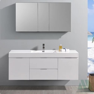 Muebles de Madera Hechos a Mano al por Mayor, Fabricados en Vietnam, Gabinetes de Baño con Cajones, Estilo Moderno, Listos para Armar, Fácil Montaje - Product Image 4
