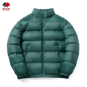 Ryan Pro Gear Custom Design <b>Men's</b> Waterproof Breathable Puffer Jacket Stand Collar Zipper Closure Nylon/Cotton - Product Image 4