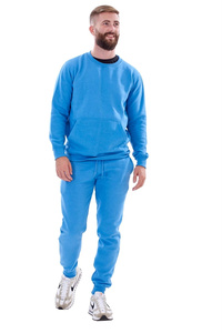 Survêtement uni pour homme, sweat-shirts en molleton de marque, pantalons de jogging en coton, survêtement avec logo personnalisé, vente premium - Product Image 4