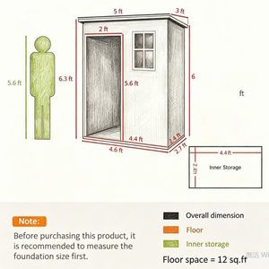 Capanno da Giardino Moderno per Esterni, Grande Casetta Porta Attrezzi Industriale in PVC Ecologico e Acciaio Zincato Impermeabile, Ideale per Riporre Biciclette - Product Image 3