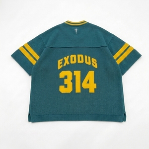 เสื้อถักโอเวอร์ไซส์ผู้ชาย ปักโลโก้ด้านหน้าตามสั่ง ผ้าฝ้าย 100% ระบายอากาศได้ดี ไม่เป็นขุย แขนสั้น ผลิตจากโรงงาน - Product Image 2