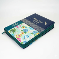 Diario Bíblico Personalizado de Cuero con Cierre, Biblia King James, Impresión Personalizada OEM/ODM, Cubierta de Cartón Repujado, Tamaño A6/A5, Papel Offset