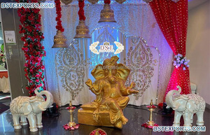 Outdoor Wedding Colorful Backdrop Curtains Wedding Sangeet Night Stage Backdrop Curtains Colorful Wedding Stage Backdrop Drapes - Product Image 5