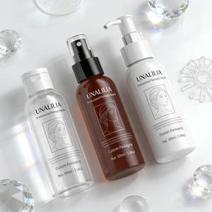 Botella Redonda Cosmo Delgada de Plástico PET de 100 ml al por Mayor para Loción, Suero, Aceite, Envase Personalizado para Cosméticos, Perfume, Pulverizador con Bomba - Product Image 6