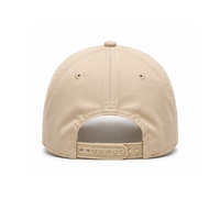 Gorra de Béisbol al por Mayor, Gorra Deportiva Personalizada Beige, Gorra de Cinco Paneles de Algodón Ajustable para Uso Casual en Todas las Estaciones