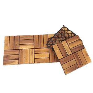 300x300mm Modern Waterproof Water Resistant Anti-Slip Fireproof Eco-Friendly Dual Lock Click Square Outdoor Wood Plastic - Product Image 2
