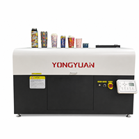 Mesin Cetak Silinder UV Konis 360 Rotary untuk Botol dan Tumbler dengan Tinta Putih dan Pernis YONGYUAN S360