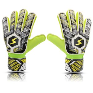 Guantes de portero de fútbol transpirables con logo personalizado, guantes de portero personalizados impermeables, guantes unisex de PU antideslizantes - Product Image 2