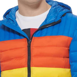 Best Polyester/Cotton Canvas Winter Unisex Hooded Casual Puffer <b>Jacket</b> Windproof Custom Design <b>Long</b> Sleeve Full Zipper Front - Product Image 5