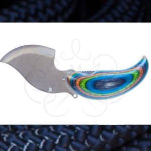 Cuchillo de Caza ULU al por Mayor con Mango de Madera de Color, para Supervivencia y Defensa Personal al Aire Libre, Cuchillo Pequeño y Duradero para la Naturaleza - Product Image 6