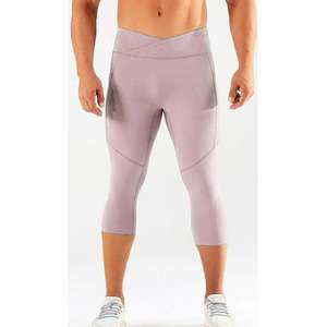 Pantalon de compression capri 3/4 pour homme, personnalisé OEM, séchage rapide, pour le basketball, la course, le sport et la gym - Product Image 2