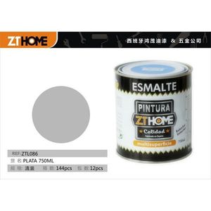Pintura Acrílica PLATA 750ML en Formato Lata - Product Image 3