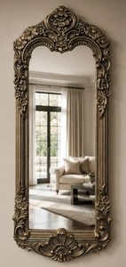 Large Gold Baroque Mirror – Luxury Full Length Wall Mirror for Elegant Entryway Decor - Product Image 1