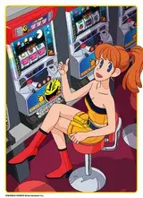 Классический игровой автомат PACMAN Pachislo Coin Tokens, б/у серия Bandai Namco
