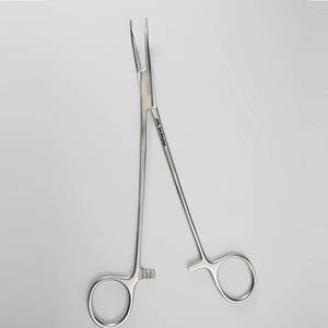 Pince hémostatique équipement de microchirurgie de précision Instrument médical procédures médicales Adson 18.5 cm acier inoxydable incurvé - Product Image 1